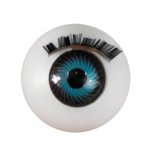 Глаза для игрушек с ресничками круглые 18мм 7703996