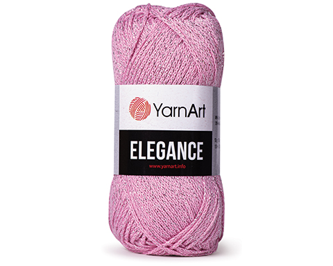 Элегант (Elegance) пряжаYarnArt 88%хлопок 12%металлик 5x50г/130м фото 2
